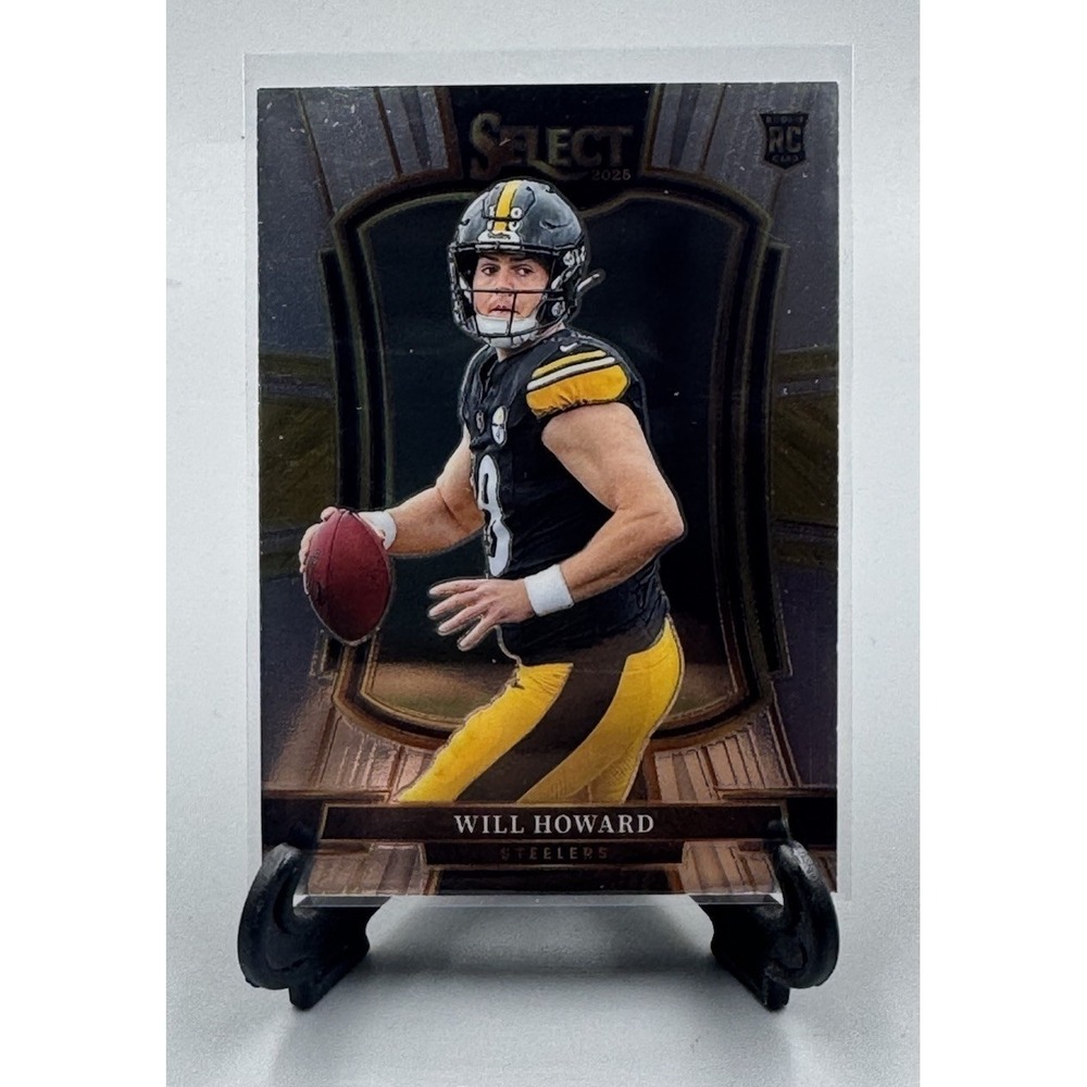 2025 Panini Select Will Howard Steelers Rookie Premier Level #152 Football